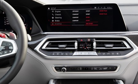 2020 BMW X6 M Competition (Color: Ametrine Metallic; US-Spec) Central Console Wallpapers 450x275 (121)