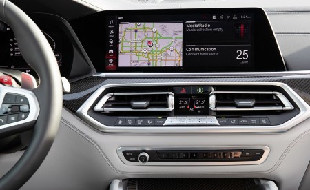 2020 BMW X6 M Competition (Color: Ametrine Metallic; US-Spec) Central Console Wallpapers 450x275 (118)