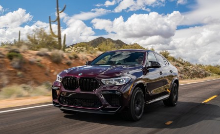 2020 BMW X6 M Competition (Color: Ametrine Metallic; US-Spec) Front Three-Quarter Wallpapers 450x275 (18)