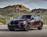 2020 BMW X6 M Competition (Color: Ametrine Metallic; US-Spec) Front Three-Quarter Wallpapers 150x120