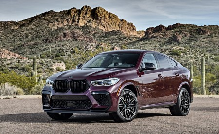2020 BMW X6 M Competition (Color: Ametrine Metallic; US-Spec) Front Three-Quarter Wallpapers 450x275 (69)