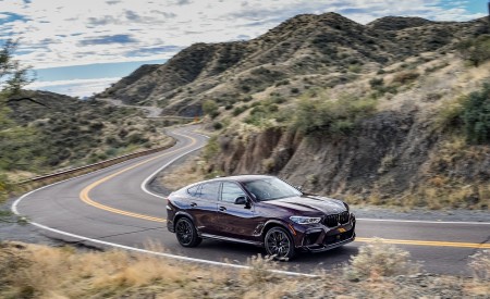 2020 BMW X6 M Competition (Color: Ametrine Metallic; US-Spec) Front Three-Quarter Wallpapers 450x275 (61)
