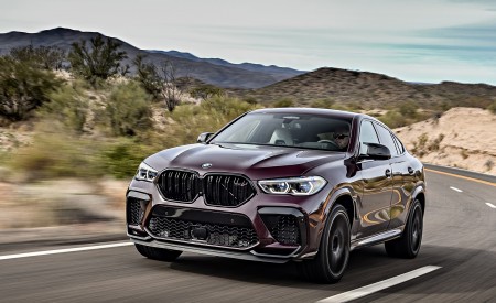 2020 BMW X6 M Competition (Color: Ametrine Metallic; US-Spec) Front Three-Quarter Wallpapers 450x275 (39)