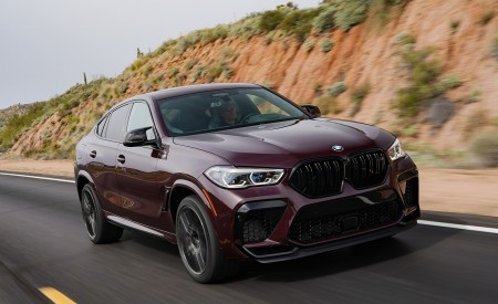 2020 BMW X6 M Competition (Color: Ametrine Metallic; US-Spec) Front Three-Quarter Wallpapers 450x275 (27)