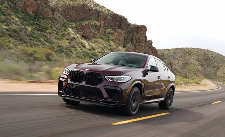 2020 BMW X6 M Competition (Color: Ametrine Metallic; US-Spec) Front Three-Quarter Wallpapers 450x275 (20)