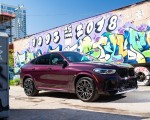 2020 BMW X6 M Competition (Color: Ametrine Metallic; US-Spec) Front Three-Quarter Wallpapers 150x120