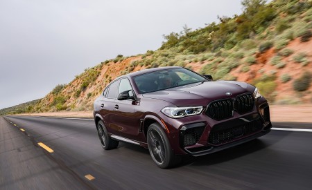 2020 BMW X6 M Competition (Color: Ametrine Metallic; US-Spec) Front Three-Quarter Wallpapers 450x275 (28)