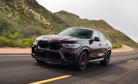 2020 BMW X6 M Competition (Color: Ametrine Metallic; US-Spec) Front Three-Quarter Wallpapers 450x275 (21)