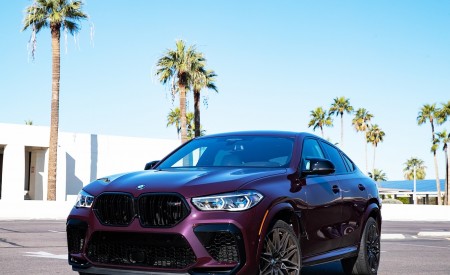 2020 BMW X6 M Competition (Color: Ametrine Metallic; US-Spec) Front Three-Quarter Wallpapers 450x275 (83)