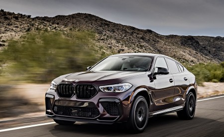2020 BMW X6 M Competition (Color: Ametrine Metallic; US-Spec) Front Three-Quarter Wallpapers 450x275 (43)