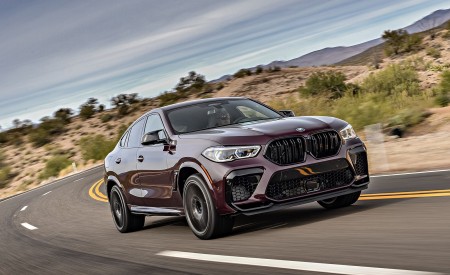 2020 BMW X6 M Competition (Color: Ametrine Metallic; US-Spec) Front Three-Quarter Wallpapers 450x275 (44)