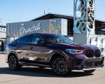 2020 BMW X6 M Competition (Color: Ametrine Metallic; US-Spec) Front Three-Quarter Wallpapers 150x120