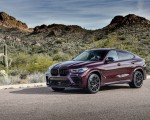2020 BMW X6 M Competition (Color: Ametrine Metallic; US-Spec) Front Three-Quarter Wallpapers 150x120