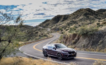 2020 BMW X6 M Competition (Color: Ametrine Metallic; US-Spec) Front Three-Quarter Wallpapers 450x275 (62)