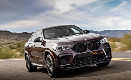 2020 BMW X6 M Competition (Color: Ametrine Metallic; US-Spec) Front Three-Quarter Wallpapers 450x275 (46)