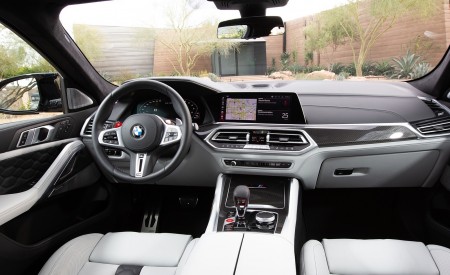 2020 BMW X6 M Competition (Color: Ametrine Metallic; US-Spec) Interior Wallpapers 450x275 (127)