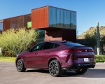 2020 BMW X6 M Competition (Color: Ametrine Metallic; US-Spec) Rear Three-Quarter Wallpapers 150x120