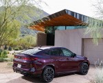 2020 BMW X6 M Competition (Color: Ametrine Metallic; US-Spec) Rear Three-Quarter Wallpapers 150x120