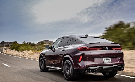 2020 BMW X6 M Competition (Color: Ametrine Metallic; US-Spec) Rear Three-Quarter Wallpapers 450x275 (60)