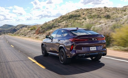 2020 BMW X6 M Competition (Color: Ametrine Metallic; US-Spec) Rear Three-Quarter Wallpapers 450x275 (56)