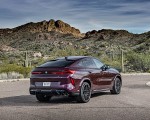 2020 BMW X6 M Competition (Color: Ametrine Metallic; US-Spec) Rear Three-Quarter Wallpapers 150x120