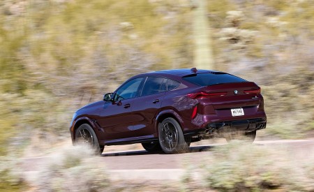2020 BMW X6 M Competition (Color: Ametrine Metallic; US-Spec) Rear Three-Quarter Wallpapers 450x275 (66)