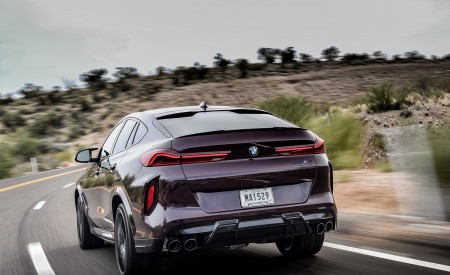 2020 BMW X6 M Competition (Color: Ametrine Metallic; US-Spec) Rear Wallpapers 450x275 (54)
