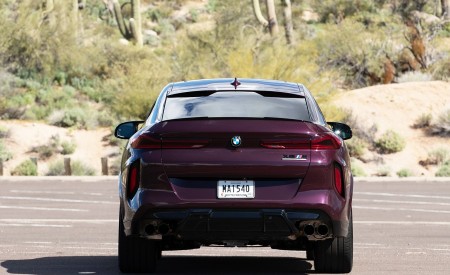 2020 BMW X6 M Competition (Color: Ametrine Metallic; US-Spec) Rear Wallpapers 450x275 (77)