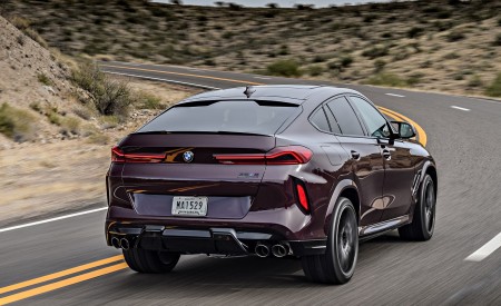 2020 BMW X6 M Competition (Color: Ametrine Metallic; US-Spec) Rear Wallpapers 450x275 (52)