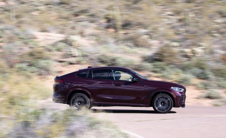 2020 BMW X6 M Competition (Color: Ametrine Metallic; US-Spec) Side Wallpapers 450x275 (67)
