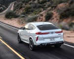 2020 BMW X6 M Competition (Color: Mineral White Metallic; US-Spec) Rear Three-Quarter Wallpapers 150x120