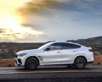 2020 BMW X6 M Competition (Color: Mineral White Metallic; US-Spec) Side Wallpapers 150x120