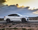 2020 BMW X6 M Competition (Color: Mineral White Metallic; US-Spec) Side Wallpapers 150x120