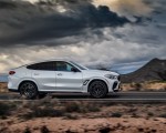 2020 BMW X6 M Competition (Color: Mineral White Metallic; US-Spec) Side Wallpapers 150x120