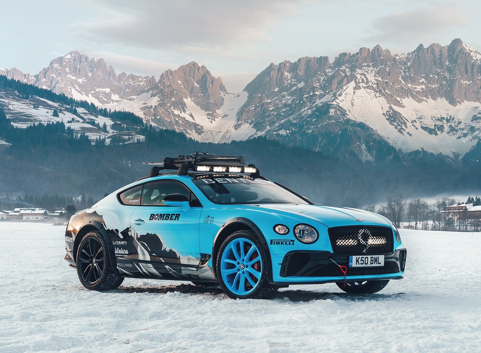 2020 Bentley Continental GT GP Ice Race Front Three-Quarter Wallpapers (1)