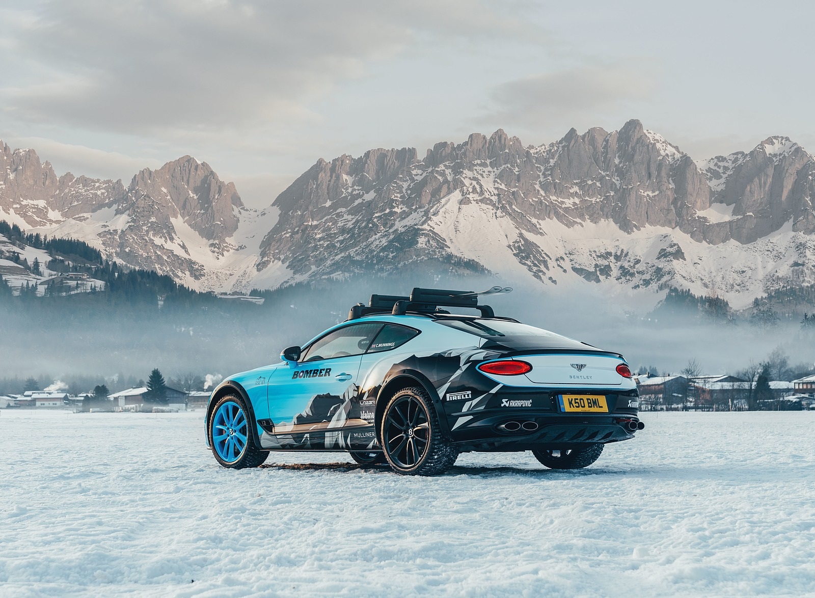 2020 Bentley Continental GT GP Ice Race Rear Three-Quarter Wallpapers (4)