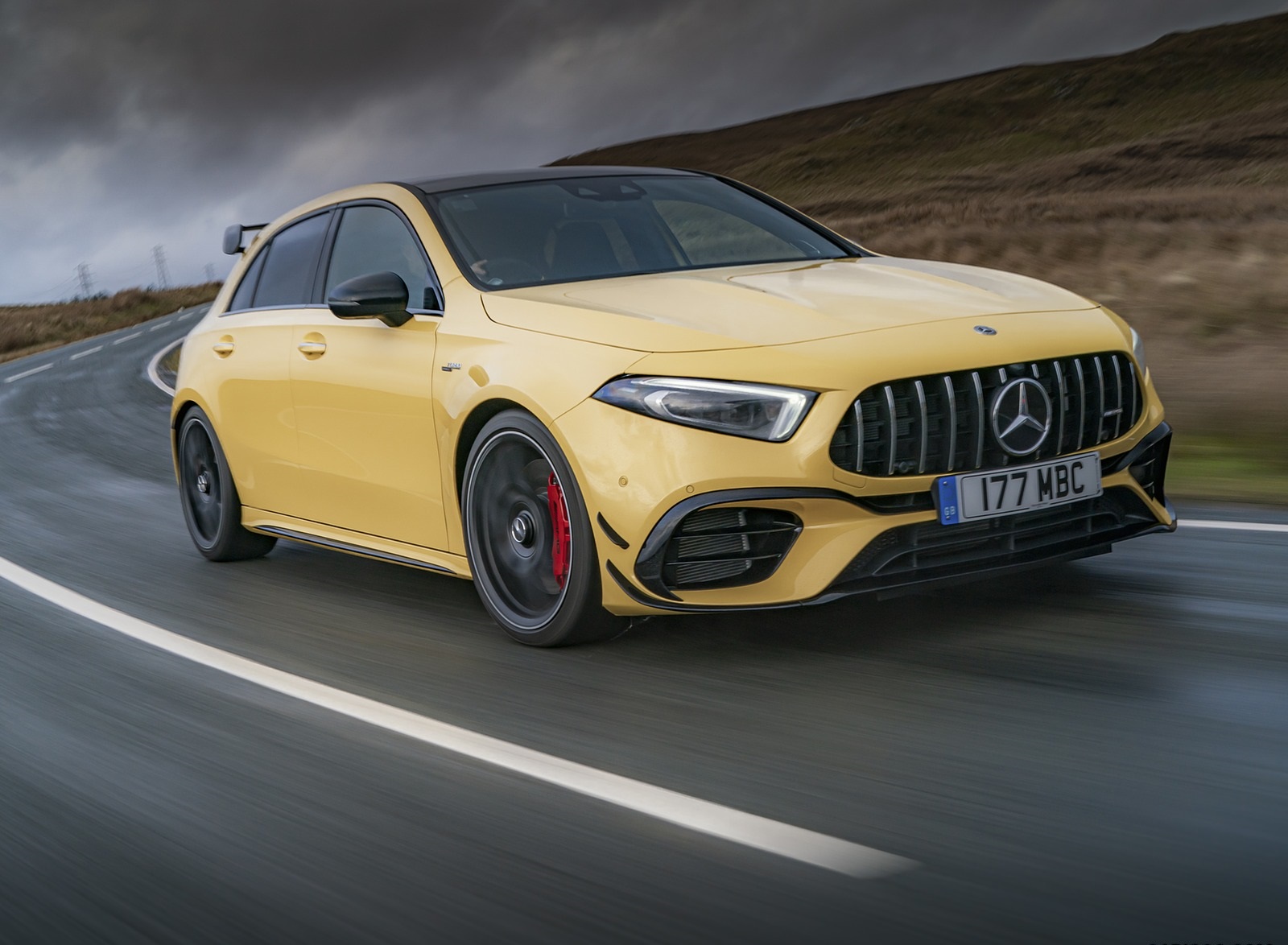 2020 Mercedes-AMG A 45 S (UK-Spec) Front Three-Quarter Wallpapers (3)