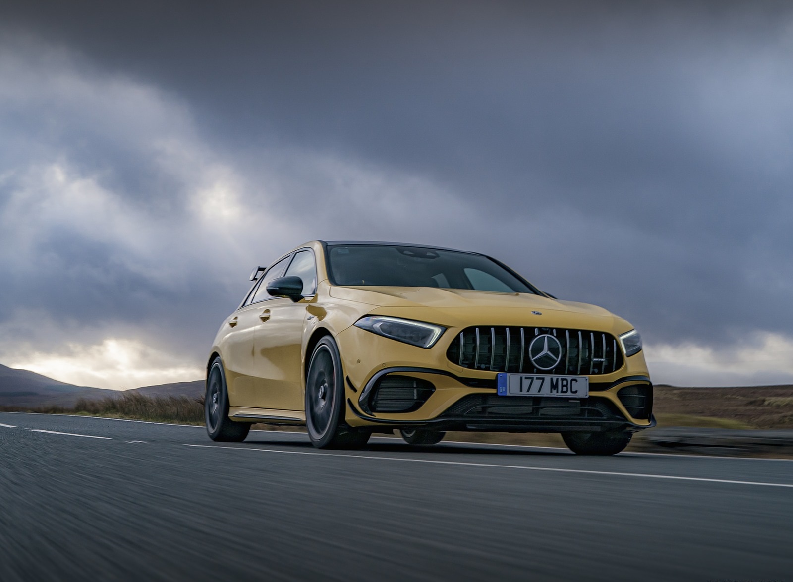 2020 Mercedes-AMG A 45 S (UK-Spec) Front Three-Quarter Wallpapers (9)