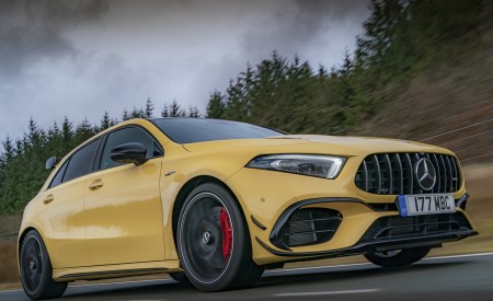2020 Mercedes-AMG A 45 S (UK-Spec) Front Three-Quarter Wallpapers 450x275 (2)