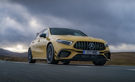 2020 Mercedes-AMG A 45 S (UK-Spec) Front Three-Quarter Wallpapers 450x275 (10)