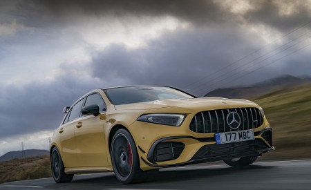 2020 Mercedes-AMG A 45 S (UK-Spec) Front Three-Quarter Wallpapers 450x275 (11)