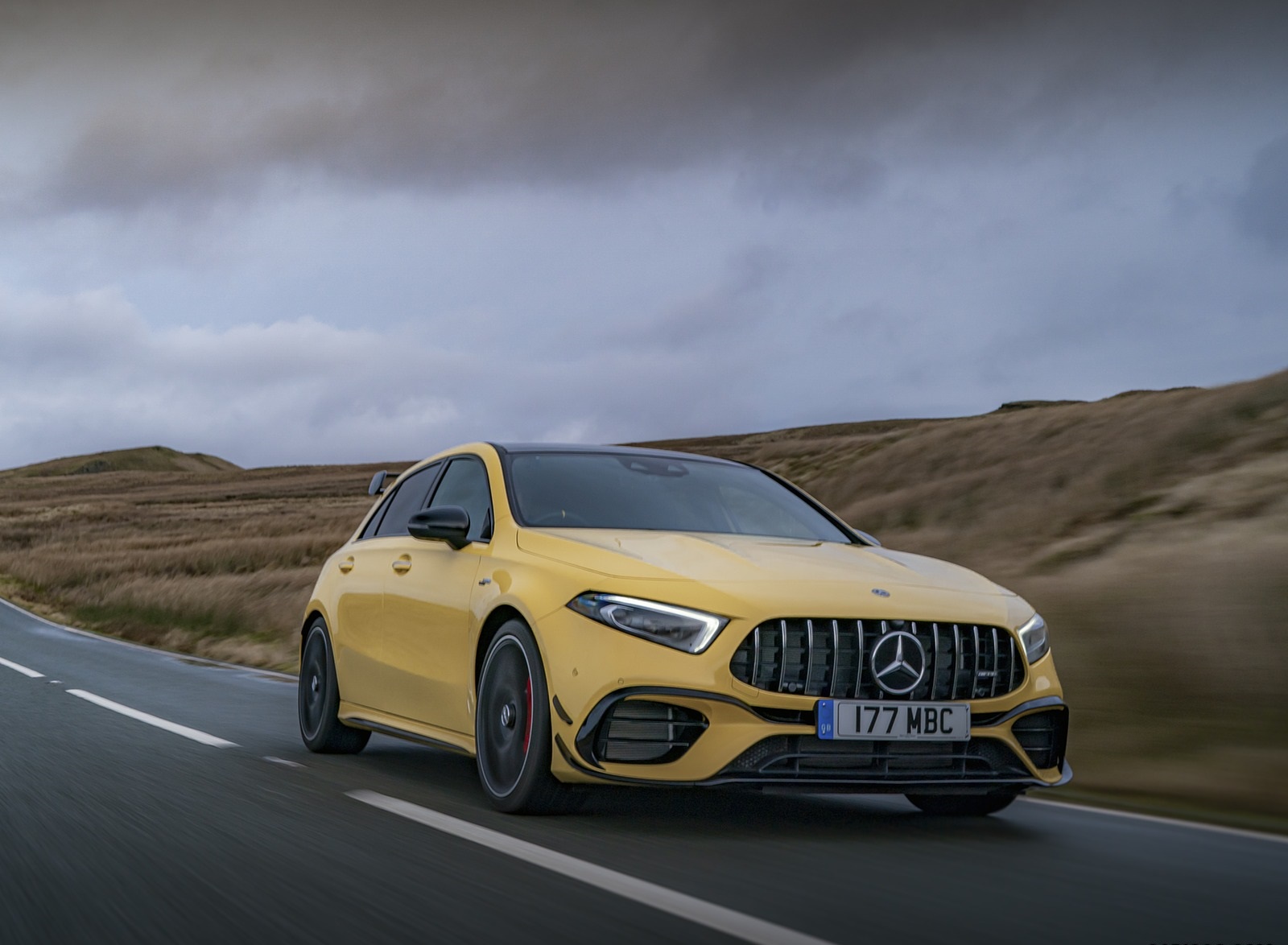 2020 Mercedes-AMG A 45 S (UK-Spec) Front Three-Quarter Wallpapers (12)