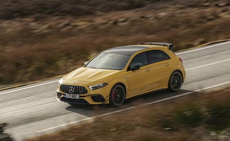 2020 Mercedes-AMG A 45 S (UK-Spec) Front Three-Quarter Wallpapers 450x275 (32)