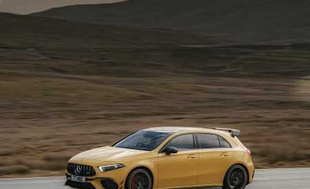 2020 Mercedes-AMG A 45 S (UK-Spec) Front Three-Quarter Wallpapers 450x275 (22)