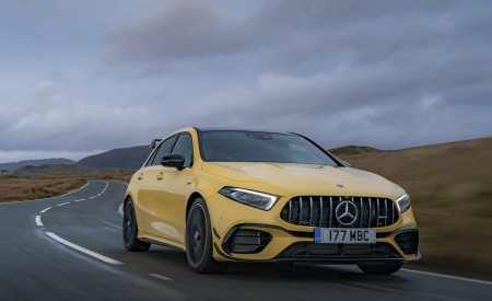 2020 Mercedes-AMG A 45 S (UK-Spec) Front Three-Quarter Wallpapers 450x275 (4)