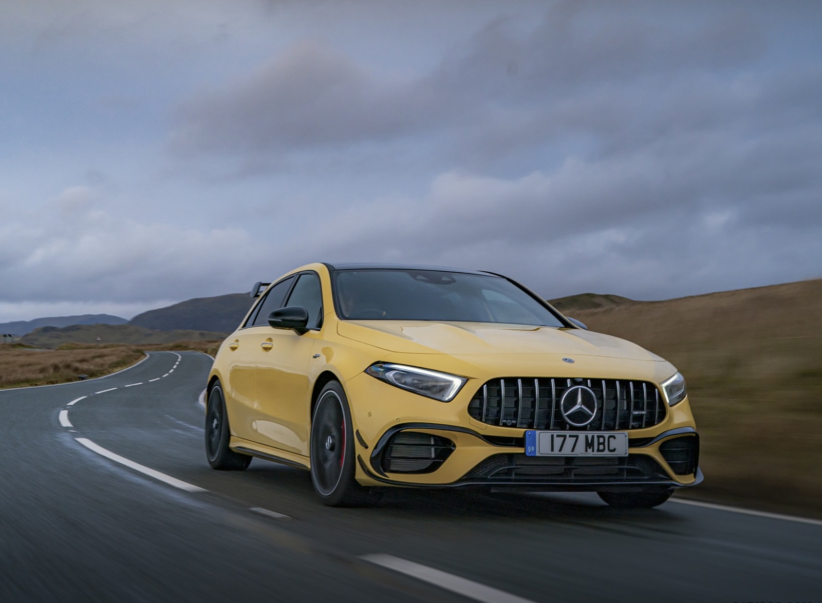 2020 Mercedes-AMG A 45 S (UK-Spec) Front Three-Quarter Wallpapers (4)