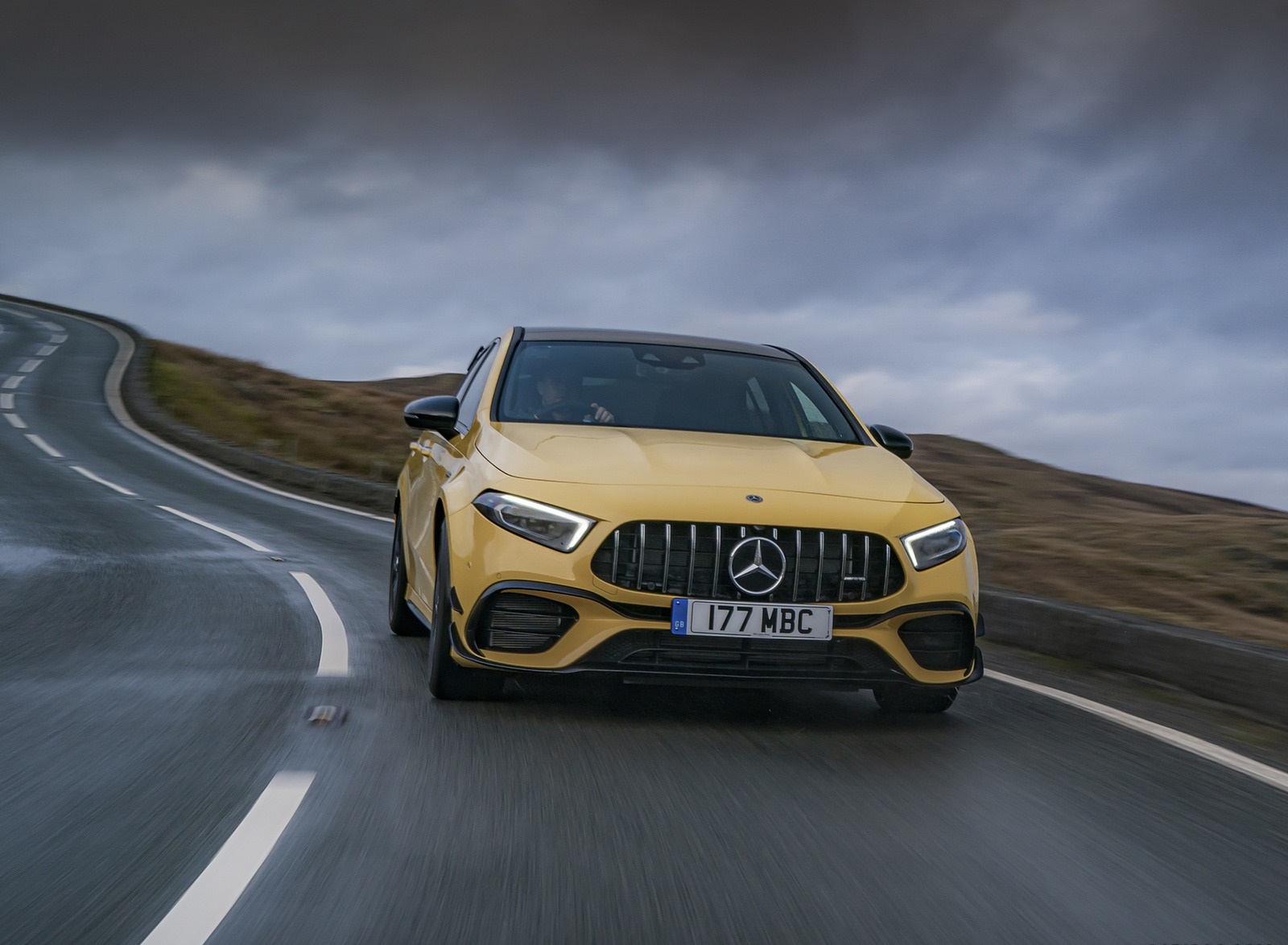 2020 Mercedes-AMG A 45 S (UK-Spec) Front Wallpapers (15)