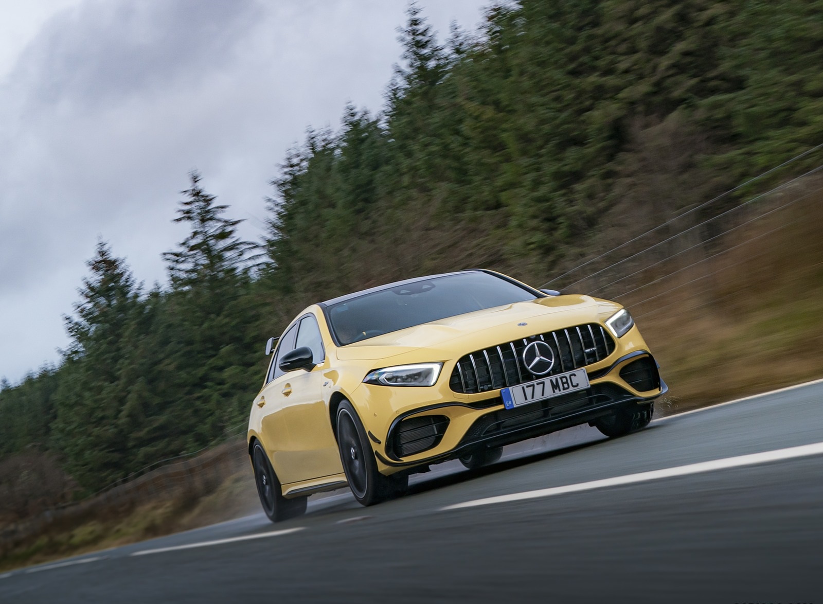 2020 Mercedes-AMG A 45 S (UK-Spec) Front Wallpapers (5)