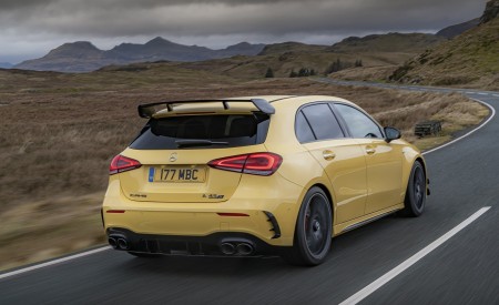 2020 Mercedes-AMG A 45 S (UK-Spec) Rear Three-Quarter Wallpapers 450x275 (23)