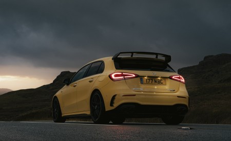 2020 Mercedes-AMG A 45 S (UK-Spec) Rear Three-Quarter Wallpapers 450x275 (44)